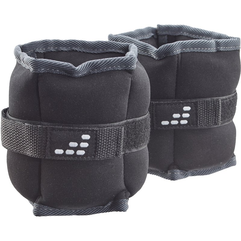 BCG 5 lbs Neoprene Ankle/Wrist Weights Black/Grey - Hand Exer. Equip. at Academy Sports