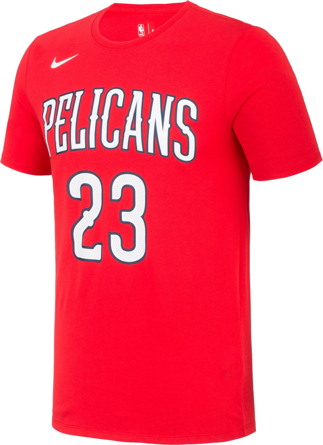 Nike Men's New Orleans Pelicans Anthony Davis 23 Name and Number T-shirt - view number 3