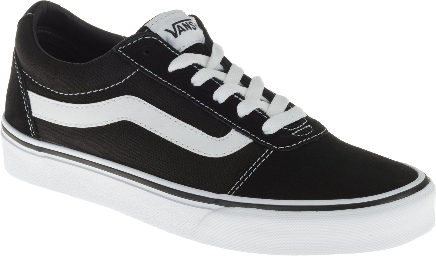 Vans ward cheap womens black