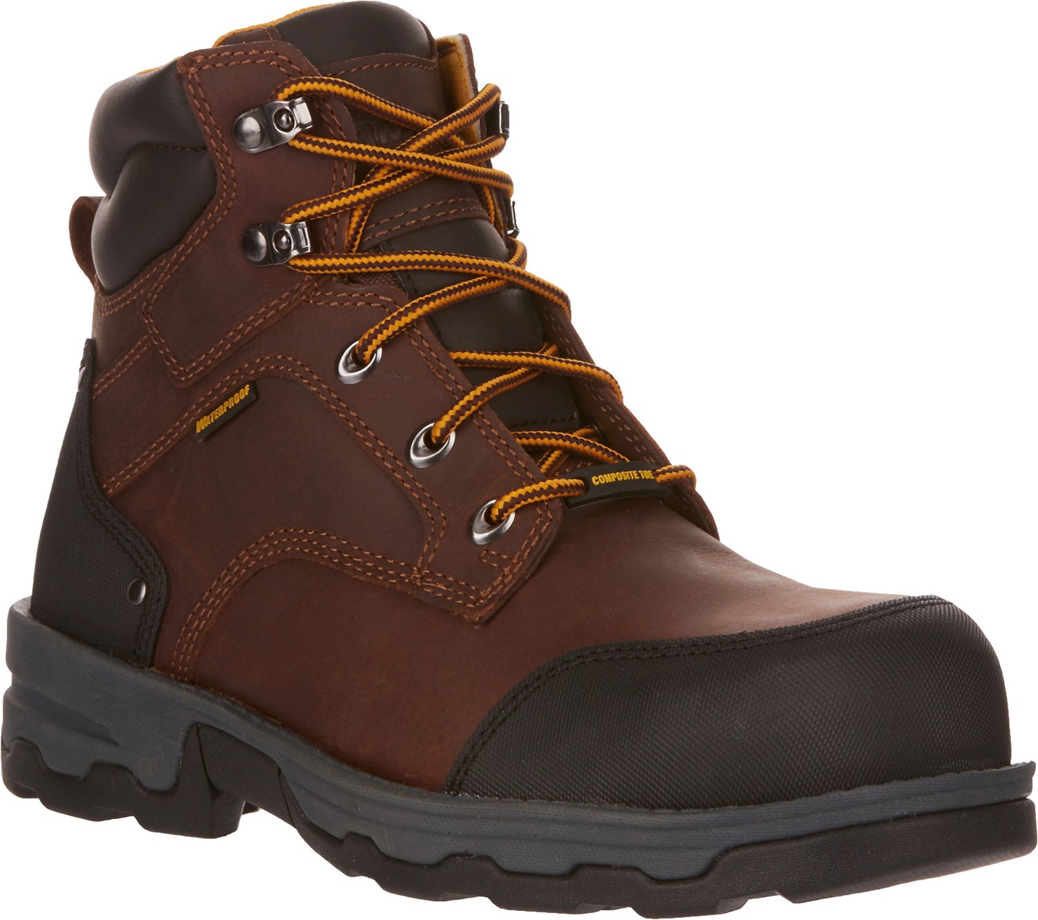 Brazos Men's Workhorse 3.0 EH Composite Toe Lace Up Work Boots                                                                   - view number 2