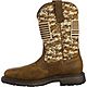 Ariat Men's WorkHog Patriot Camo Safety Toe Wellington Work Boots                                                                - view number 2