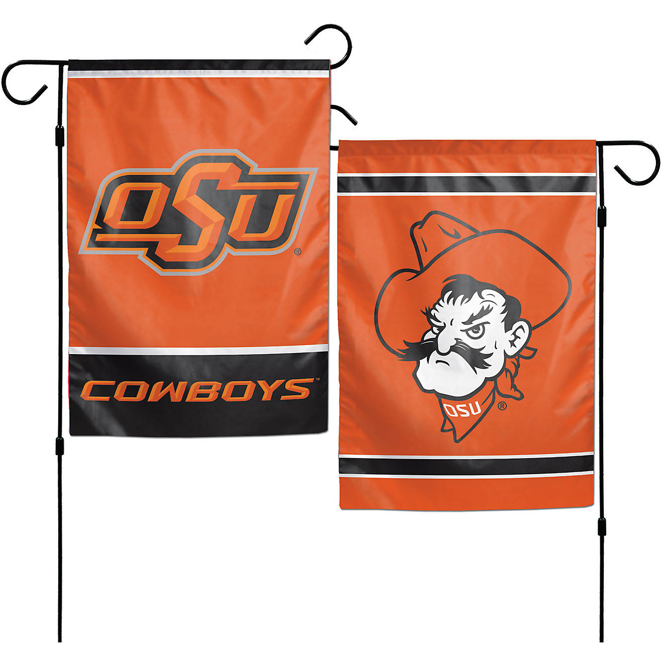 WinCraft Oklahoma State University 2-Sided Garden Flag                                                                           - view number 1