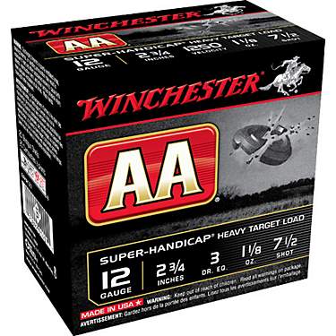 Winchester AA Super-Handicap Target Load 12 Gauge Shotshells - 25 Rounds
