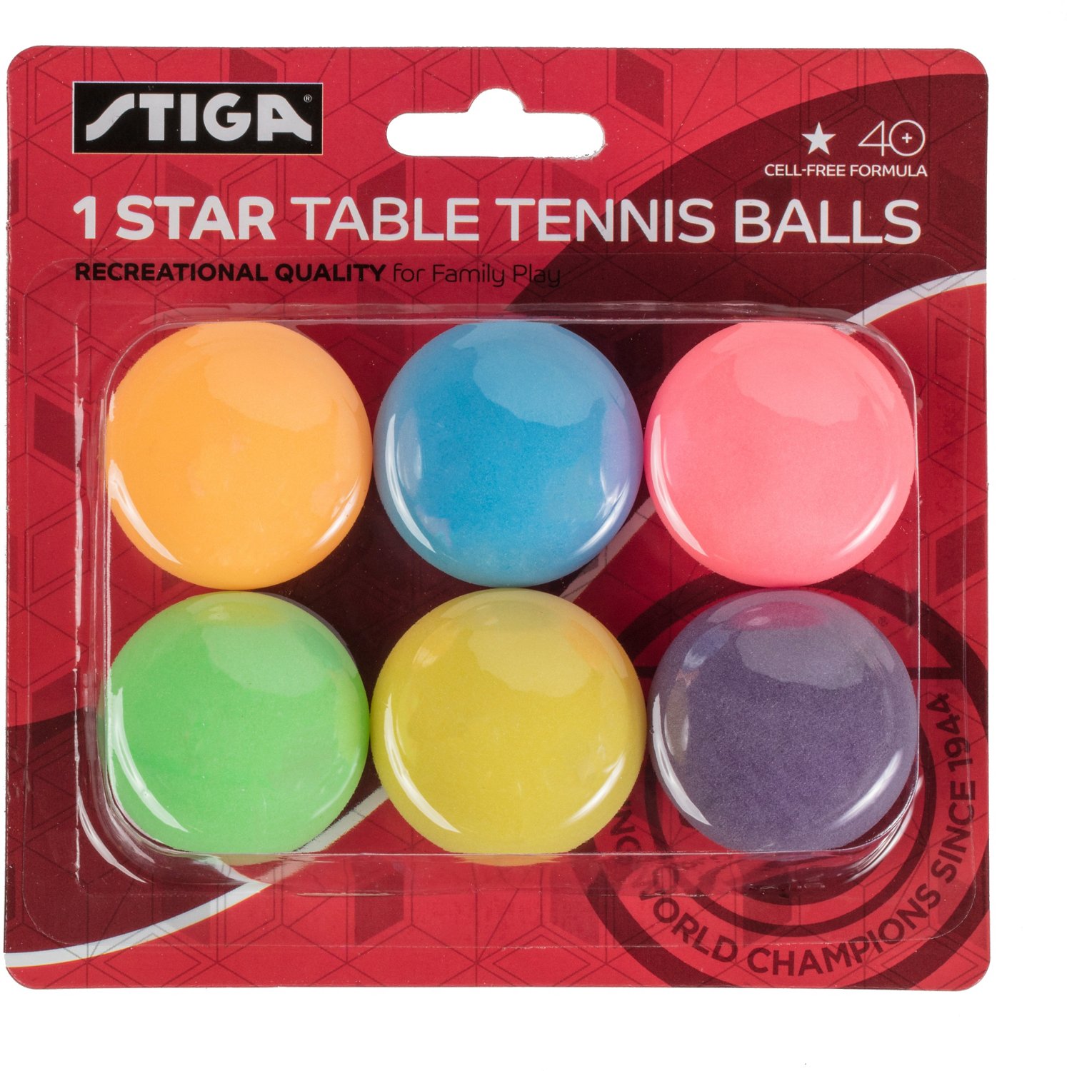 Stiga 1-Star Table Tennis Balls 6-Pack - view number 2