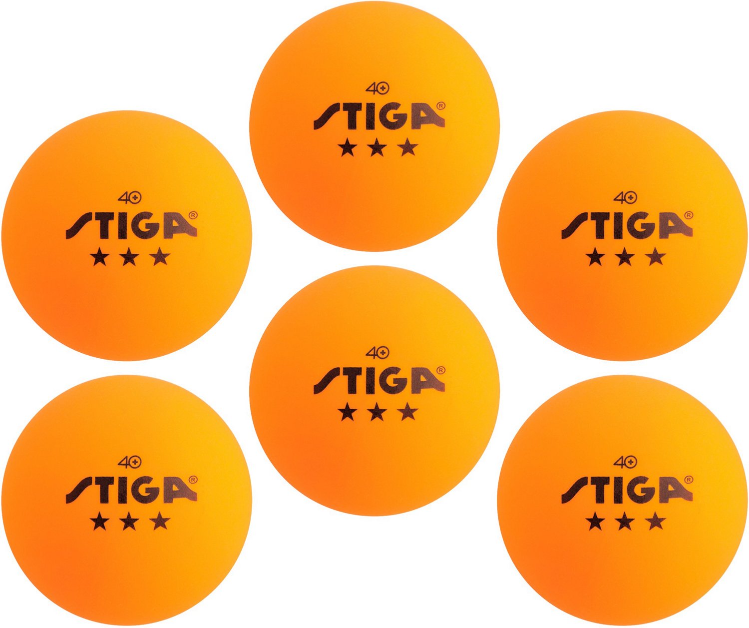 Stiga 6pk 1 Star Table Tennis Balls