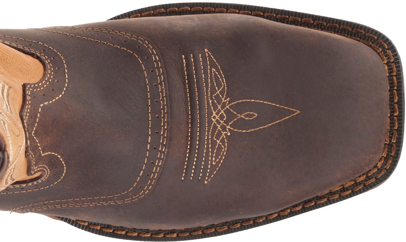 Durango Men's Rebel Steel Toe Waterproof Western Work Boots                                                                      - view number 6