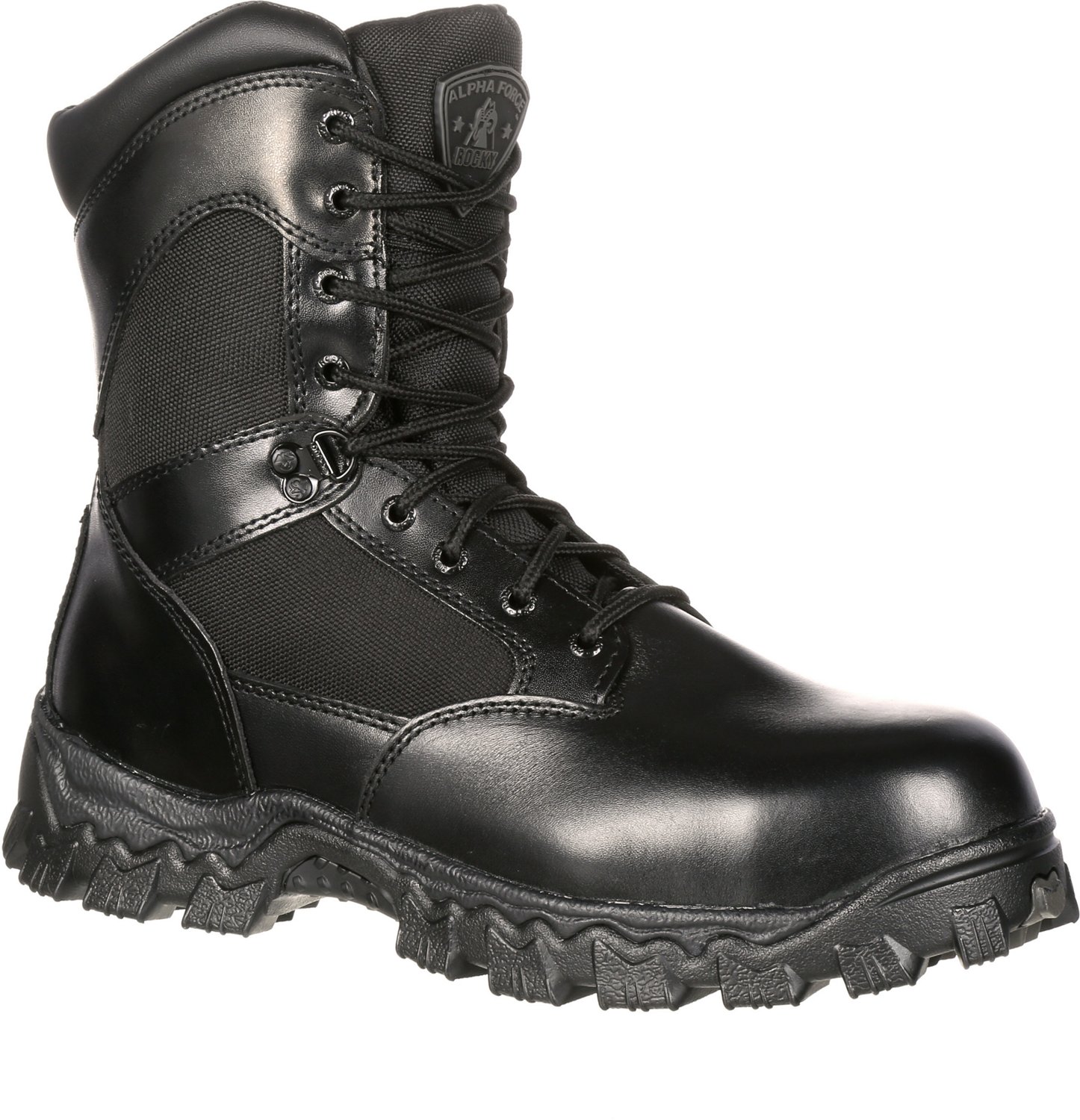 Rocky Men's AlphaForce SR Zipper Waterproof Duty Tactical Boots                                                                  - view number 2