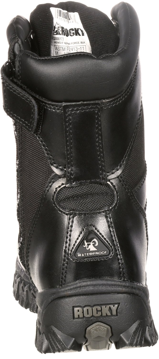 Rocky Men's AlphaForce SR Zipper Waterproof Duty Tactical Boots                                                                  - view number 5