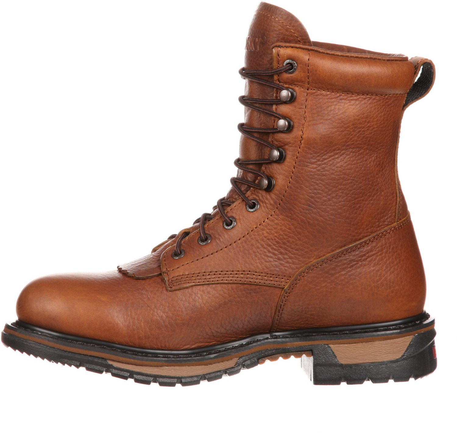 Rocky Men's Original Ride Lacer 9 in Waterproof Western Lace Up Work Boots - view number 3