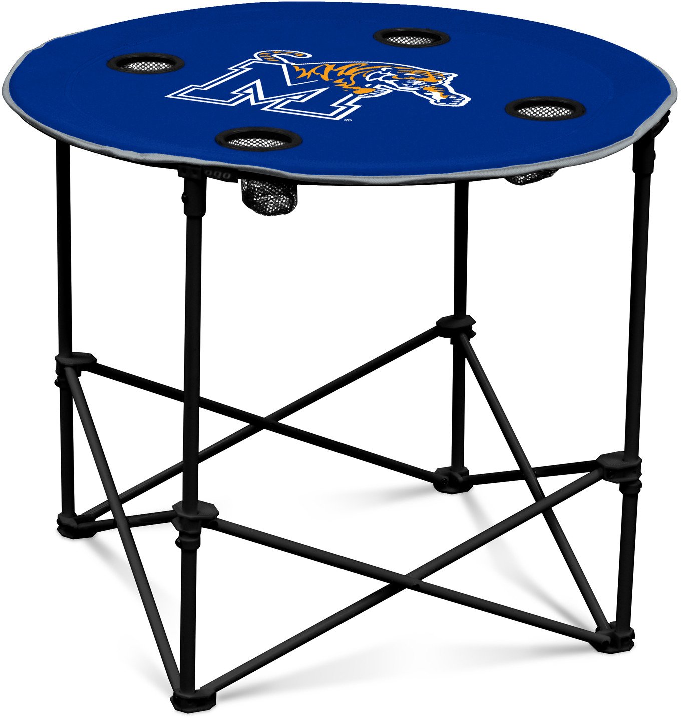 Logo University of Memphis Round Portable Table                                                                                  - view number 1