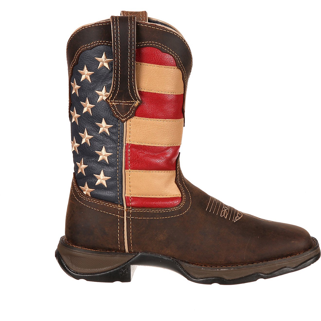 Durango Women's Lady Rebel Patriotic Pull-On Western Flag Boots                                                                  - view number 1