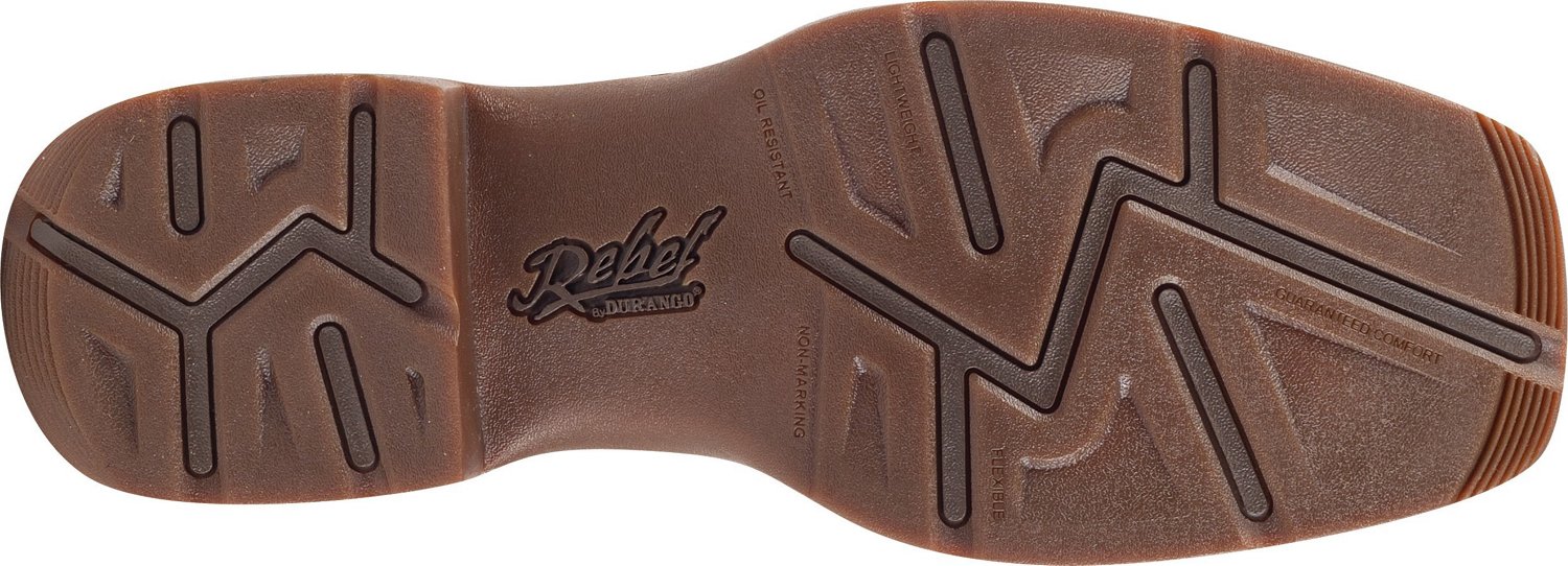 Durango Men's Rebel Steel Toe Waterproof Western Work Boots                                                                      - view number 7