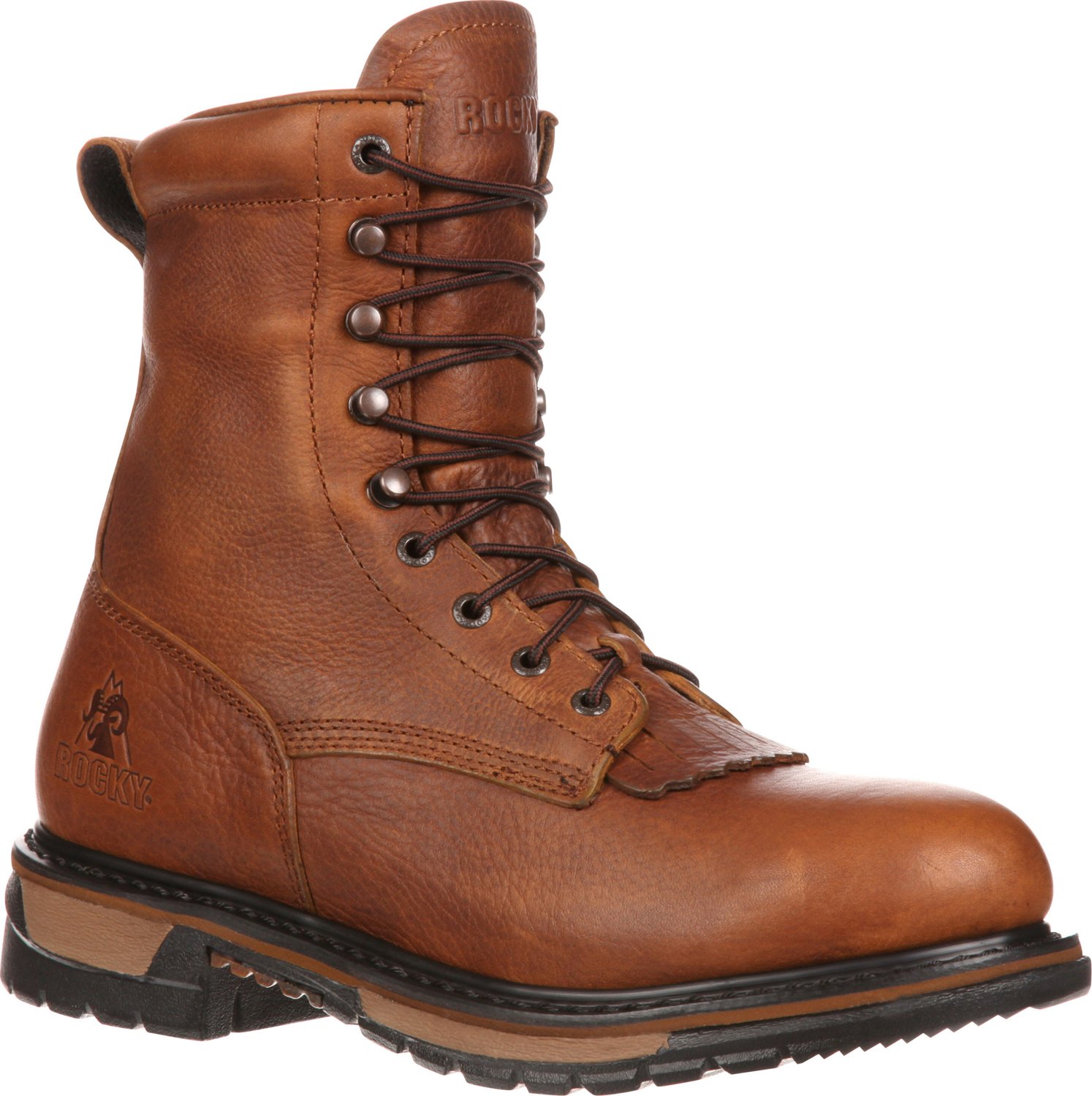Rocky Men's Original Ride Lacer 9 in Waterproof Western Lace Up Work Boots - view number 2