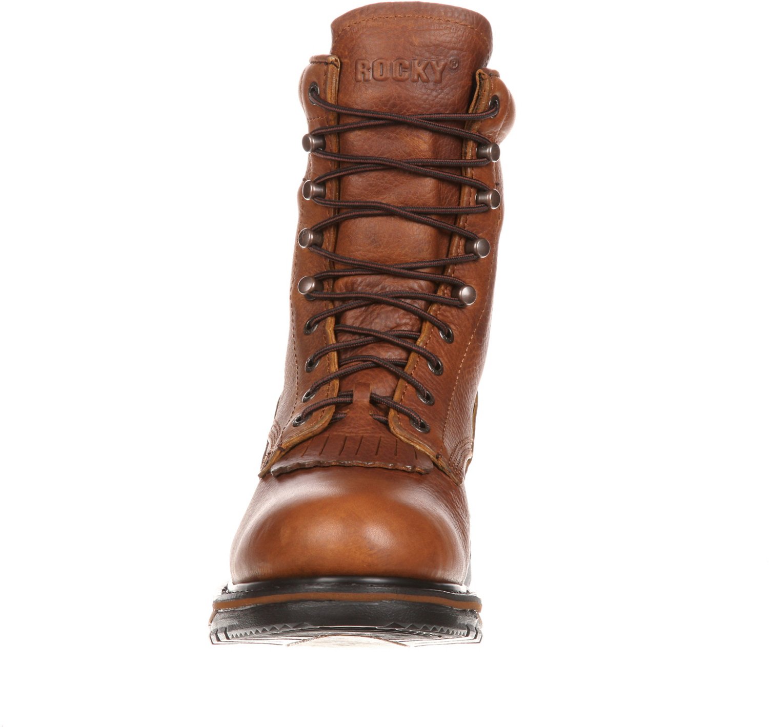 Rocky Men's Original Ride Lacer 9 in Waterproof Western Lace Up Work Boots - view number 4