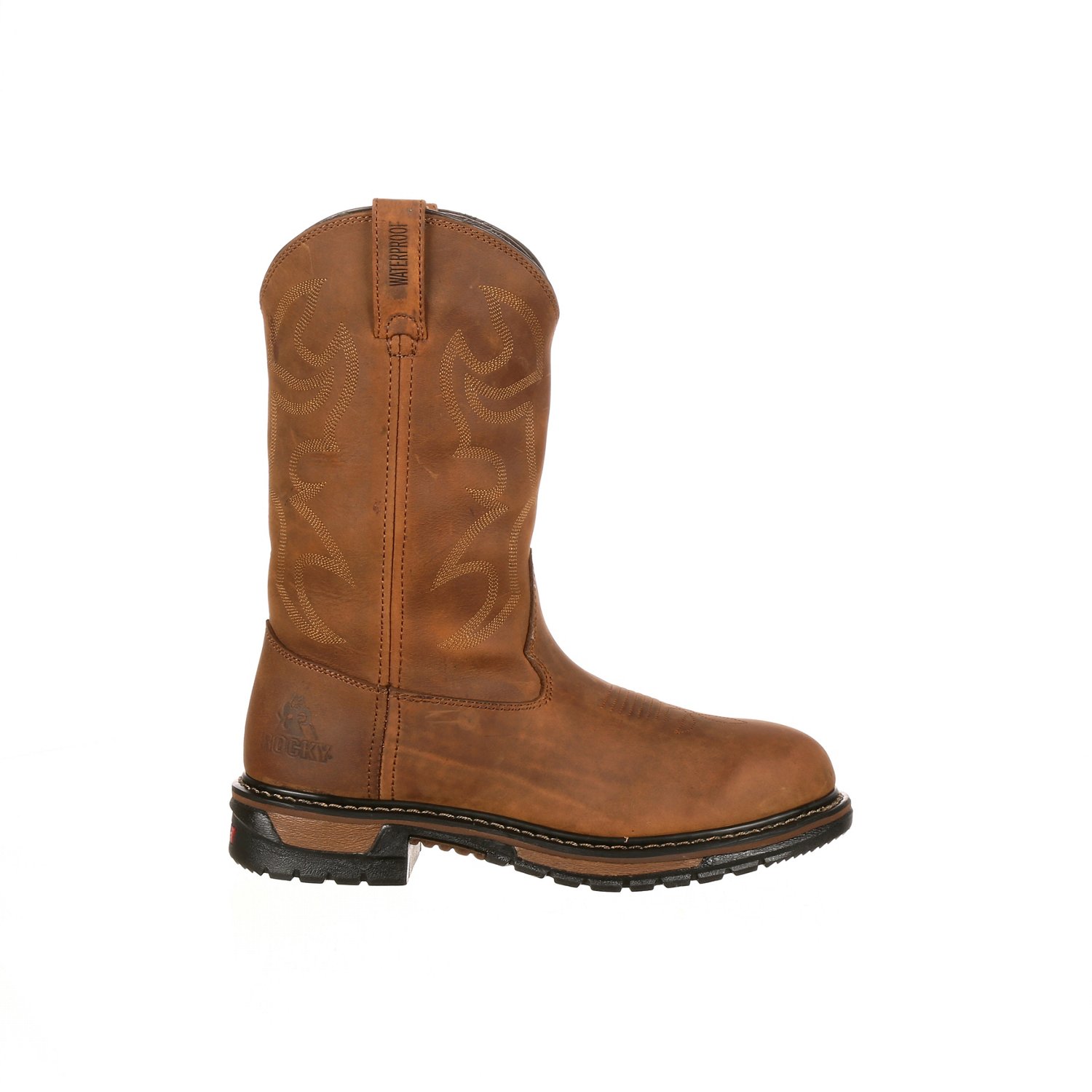 Rocky Men's Original Ride Branson Roper Waterproof Western Boots | Academy