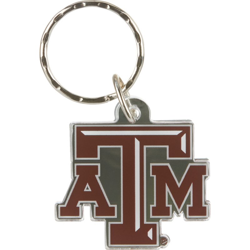 Stockdale Texas A&M University Metallic Freeform Acrylic Key Chain Dkred - NCAA Novelty at Academy Sports