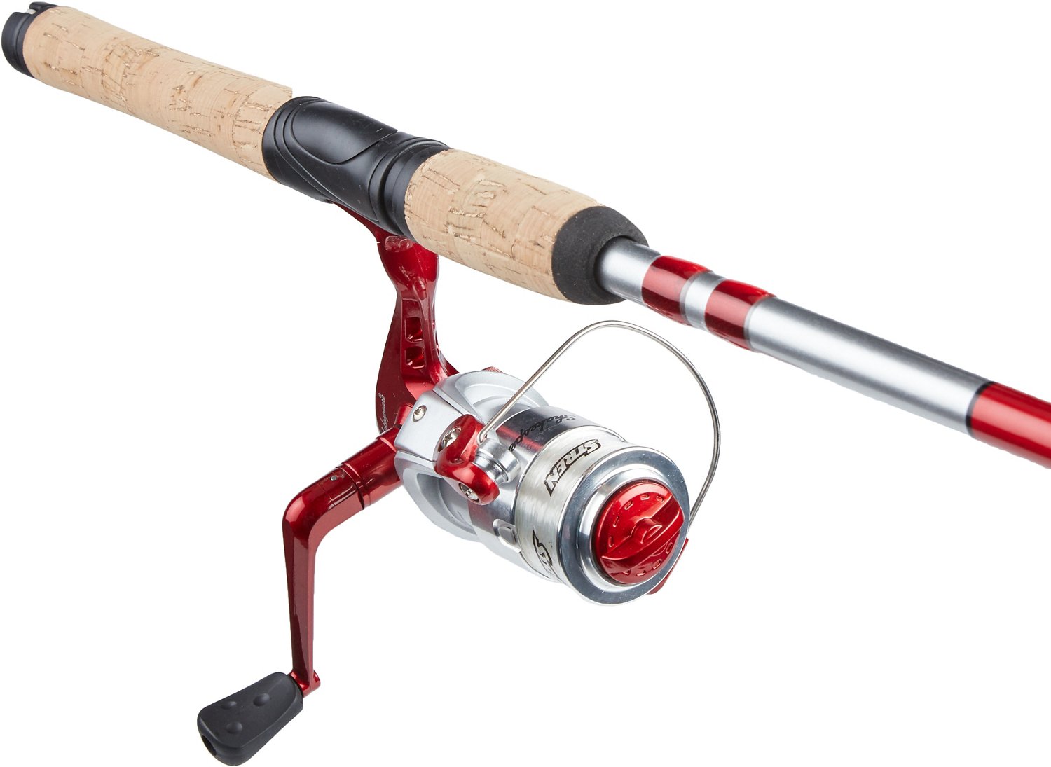 Shakespeare Catch More Fish 6 ft 6 in M Bass Spinning Rod and Reel Combo  Kit