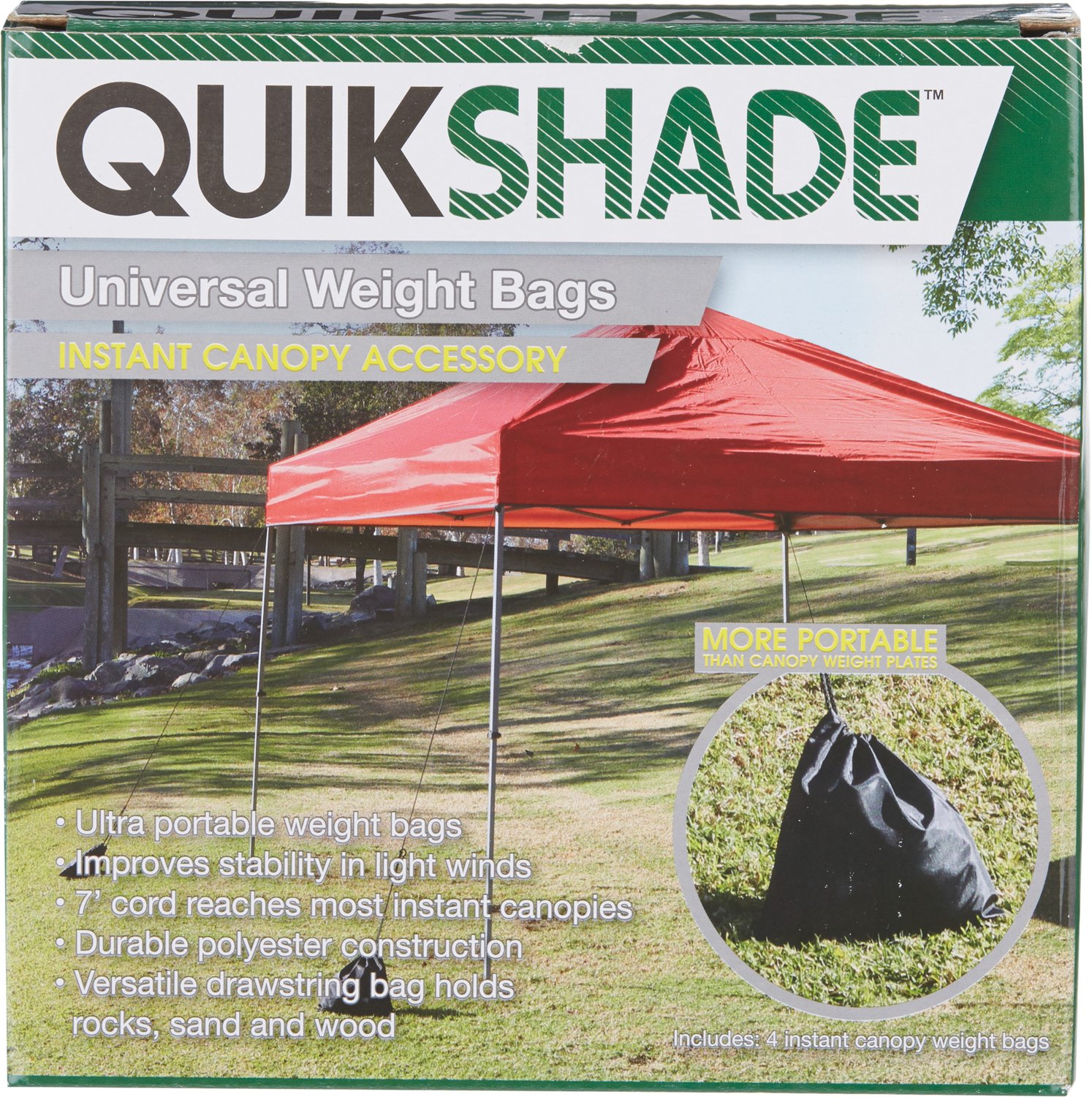 Quik Shade Canopy Weight Bags, 4-Pack