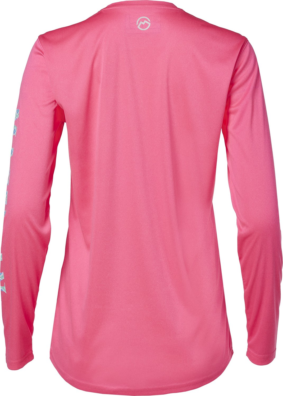 Magellan Womens Long Sleeve Thermal Shirt Large Pink Striped Stretch NWOT