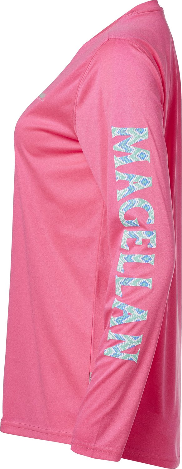 Magellan Outdoors Women's Caddo Lake Logo Crew Long Sleeve T-shirt - view number 3