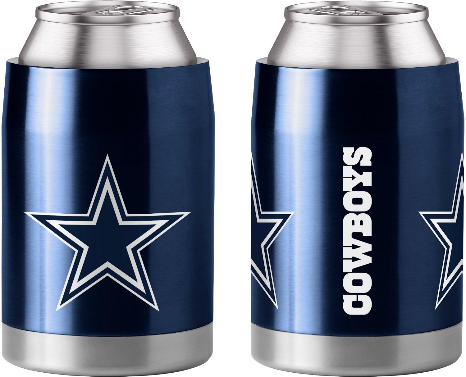 Dallas Cowboys Can or Bottle Cooler NFL Coozie Koozie Oversized Logo