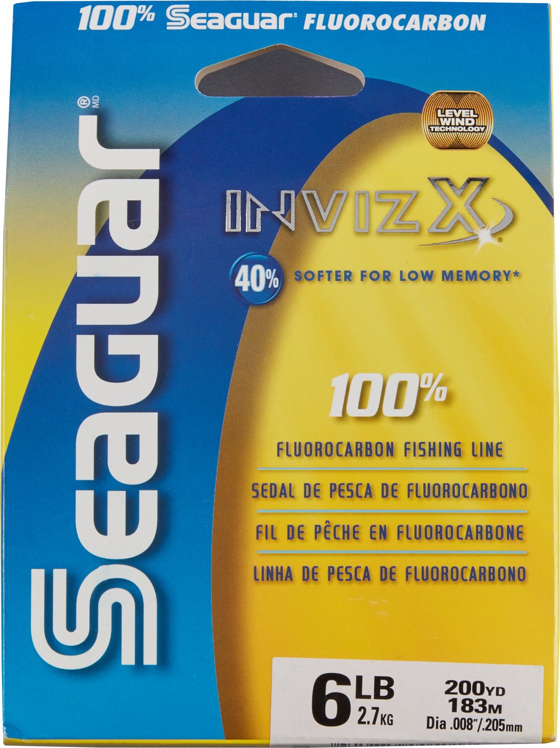 Seaguar INVIZX 6 lb 200 yards Fluorocarbon Fishing Line