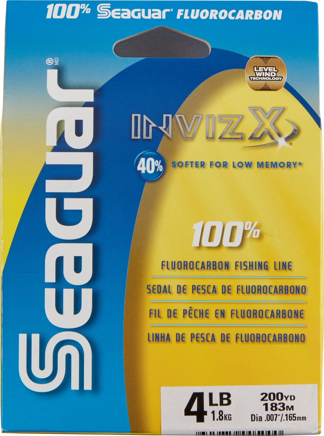 Seaguar INVIZX 4 lb 200 yards Fluorocarbon Fishing Line