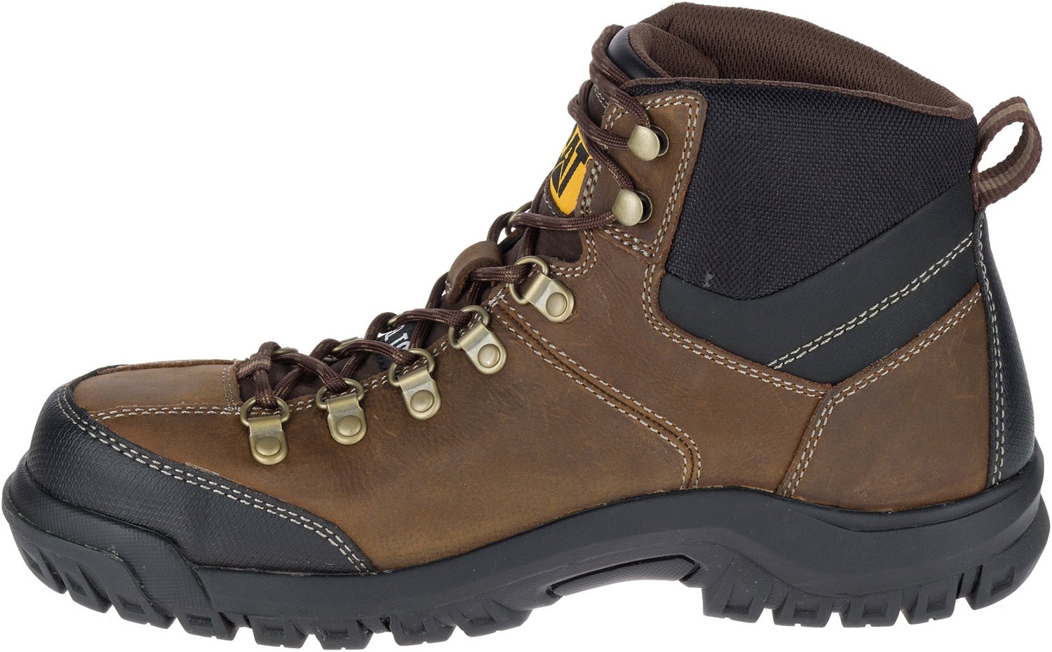Cat Footwear Men's Threshold EH Steel Toe Lace Up Work Boots                                                                     - view number 3