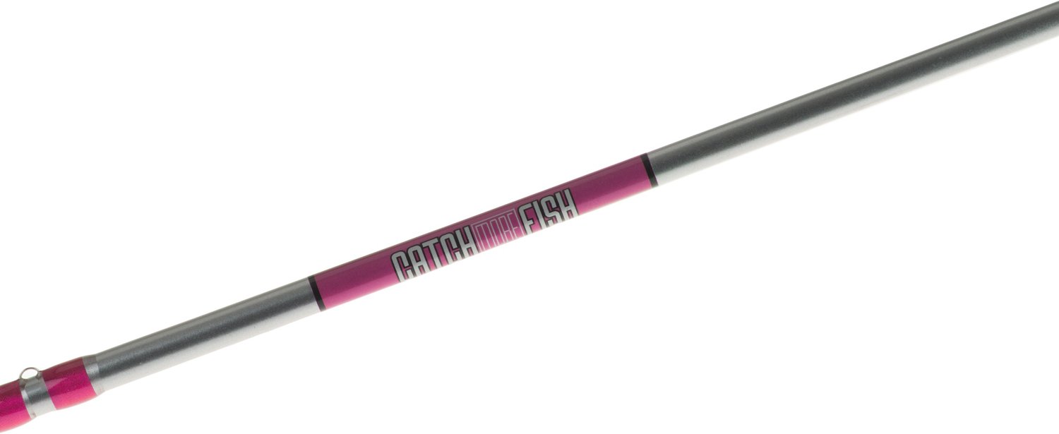 Shakespeare Catch More Fish Women's 5 ft 6 in M Spincast Rod and Reel Combo - view number 2