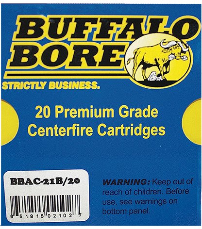 Buffalo Bore Heavy 10mm Automatic 180-Grain Centerfire Handgun Ammunition