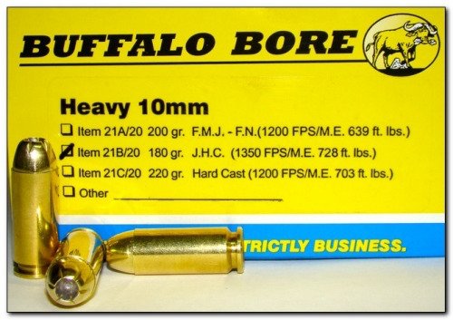 Buffalo Bore Heavy 10mm Automatic 180-Grain Centerfire Handgun Ammunition - view number 2