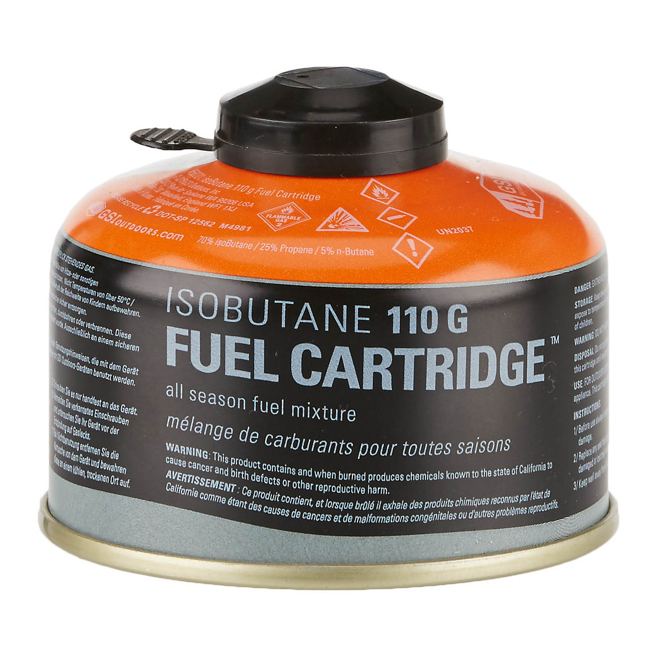 GSI Outdoors 110G Isobutane Gas Canister                                                                                         - view number 1