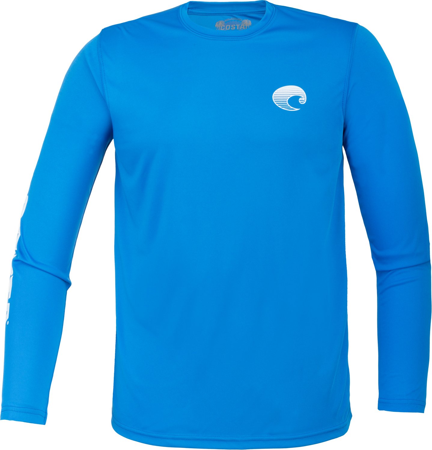  Costa Del Mar mens Tech Crew Performance Long Sleeve Shirt,  Arctic Blue, Small US : Clothing, Shoes & Jewelry
