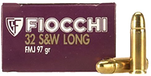 Fiocchi Shooting Dynamics .32 S&W Long 97-Grain FMJ Centerfire Handgun Ammunition                                                - view number 1