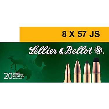 Sellier & Bellot SPCE 8 x 57mm JS 196-Grain Centerfire Rifle Ammunition