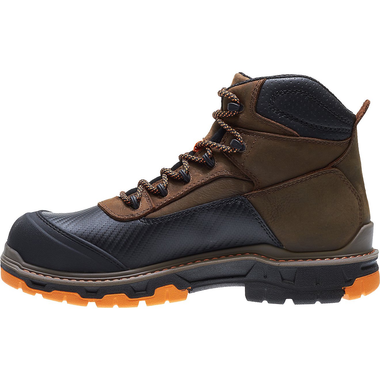 Wolverine Men's CarbonMAX Overpass 6 in EH Composite Toe Lace Up Work Boots                                                      - view number 5