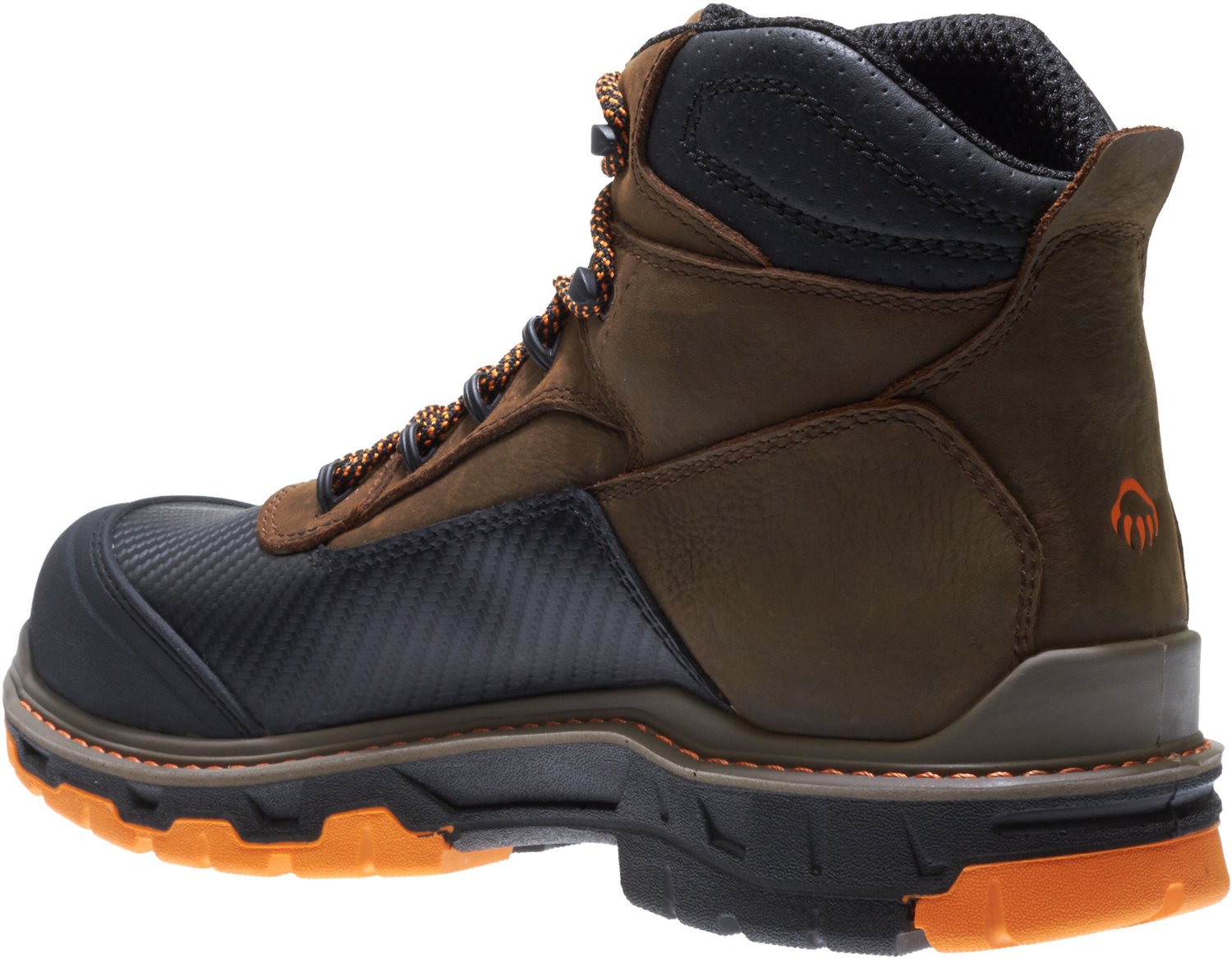 Wolverine Men's CarbonMAX Overpass 6 in EH Composite Toe Lace Up Work Boots - view number 6