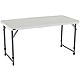 Lifetime 4 ft Light Commercial Adjustable-Height Fold-In-Half Table                                                              - view number 1 selected