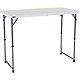 Lifetime 4 ft Light Commercial Adjustable-Height Fold-In-Half Table                                                              - view number 4