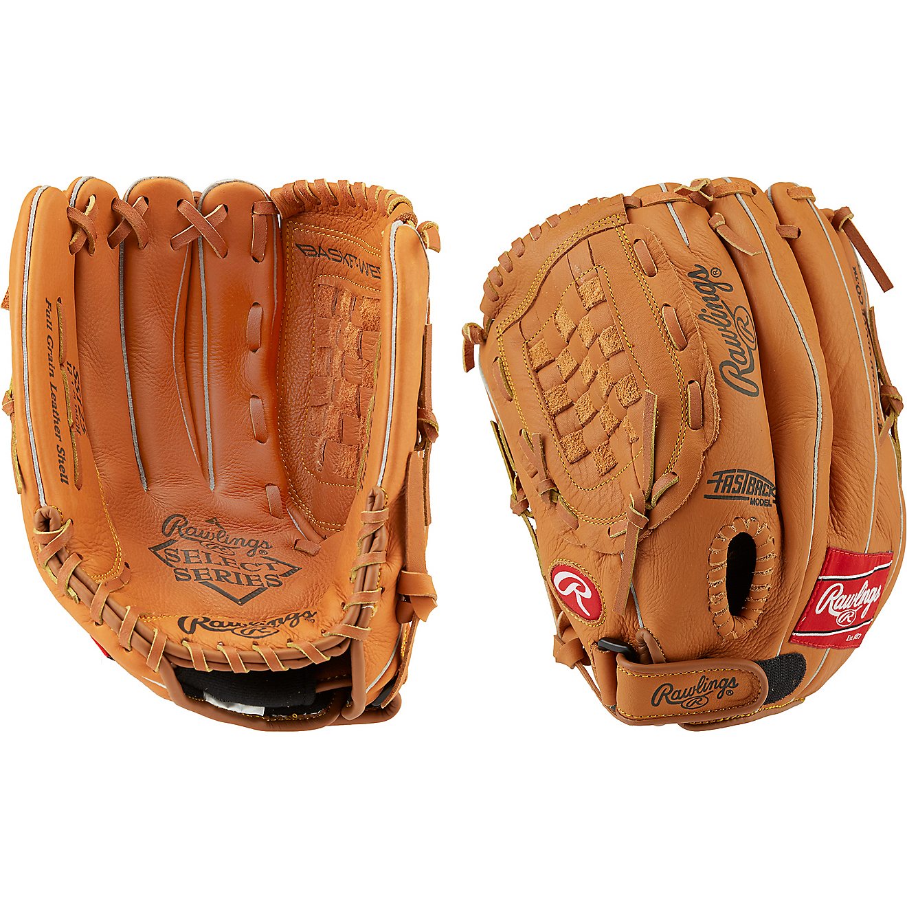 Rawlings Select Series 12.5 in Pitcher/Infield/Outfield Baseball/Softball Glove Left-handed                                      - view number 1