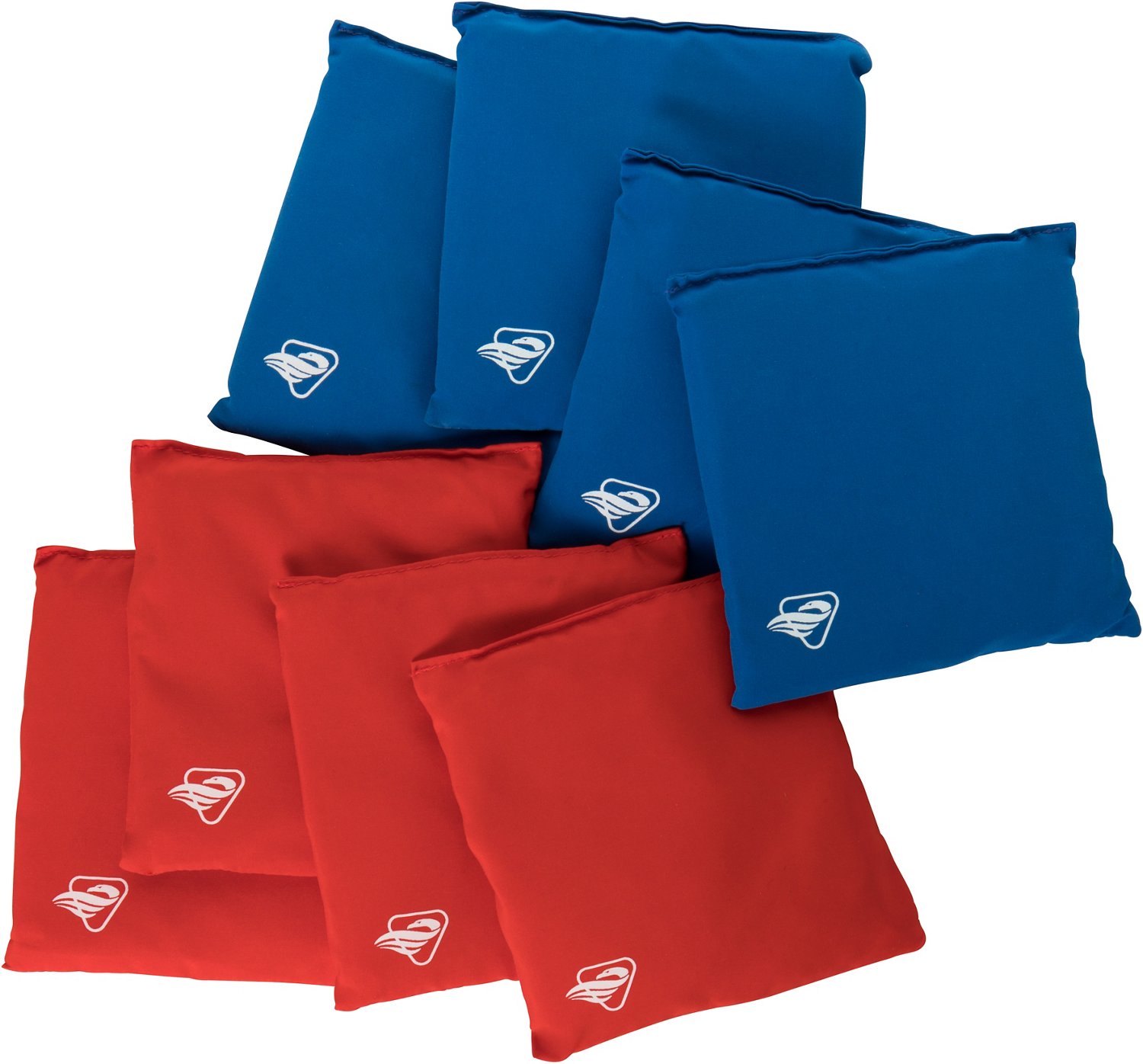 Cornhole Bean Bag Lot de 8 sacs de cornhole rouges et 4 sacs bleus, sac de  corn rempli de cornhole pour entraînement en plein air