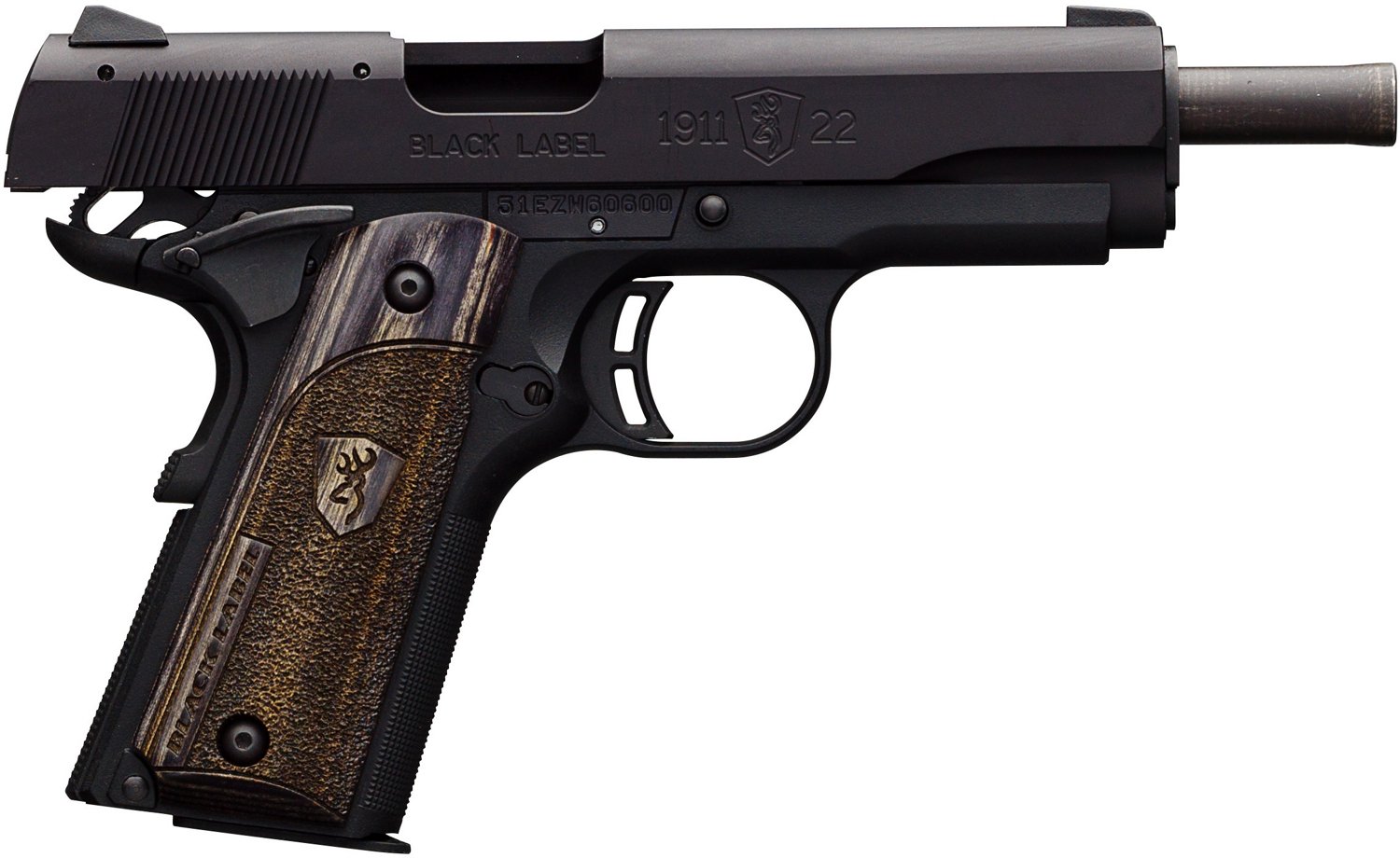 Browning 1911-22 A1 Black Label Laminate .22 LR Pistol - view number 3