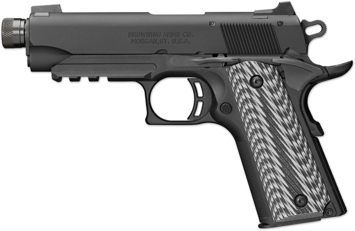 Browning 1911-22 Compact Black Label Suppressor Ready .22 LR Pistol - view number 2