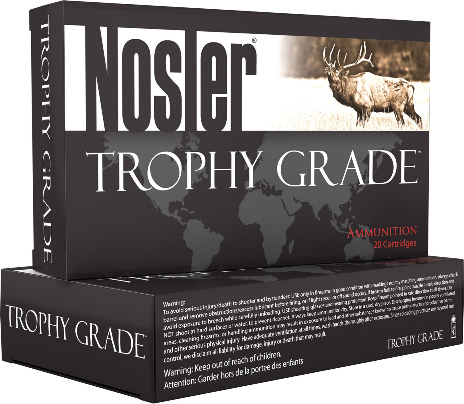 Nosler Trophy Grade .28 Nosler 175-Grain Centerfire Rifle Ammunition