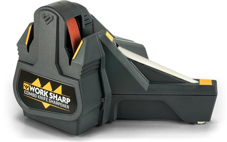 Work Sharp Combo Knife Sharpener with Power Sharpening Platform and Fine  Ceramic Hone in the Sharpeners department at