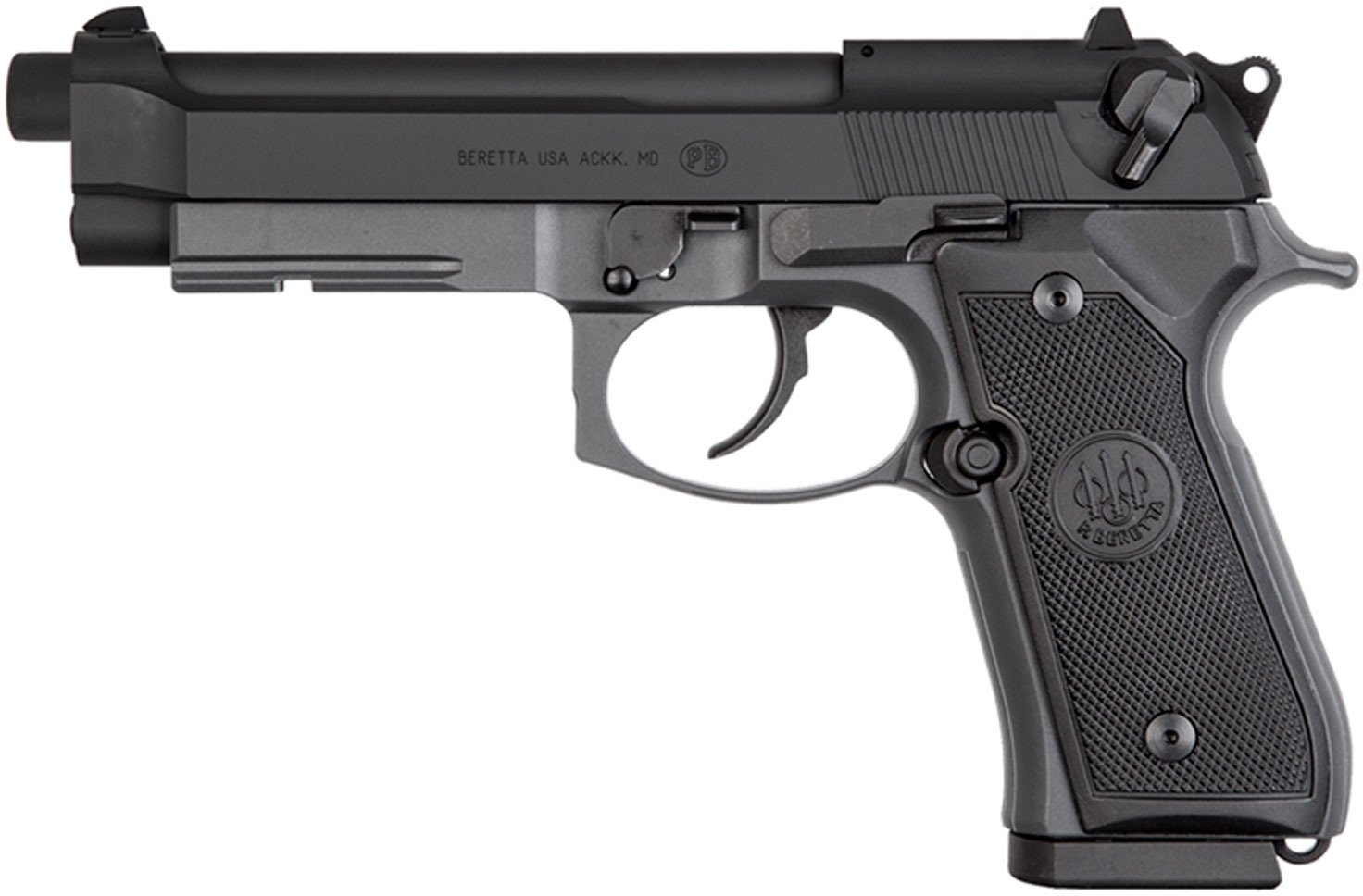 Pistolet Beretta M92 FS Chromé Full Métal