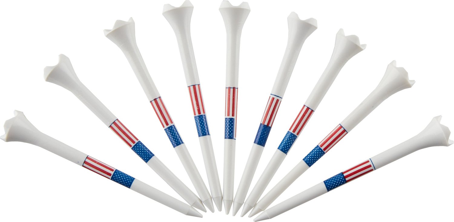 Pride 3-1/4 in Evolution USA Golf Tees 30-Pack - view number 2