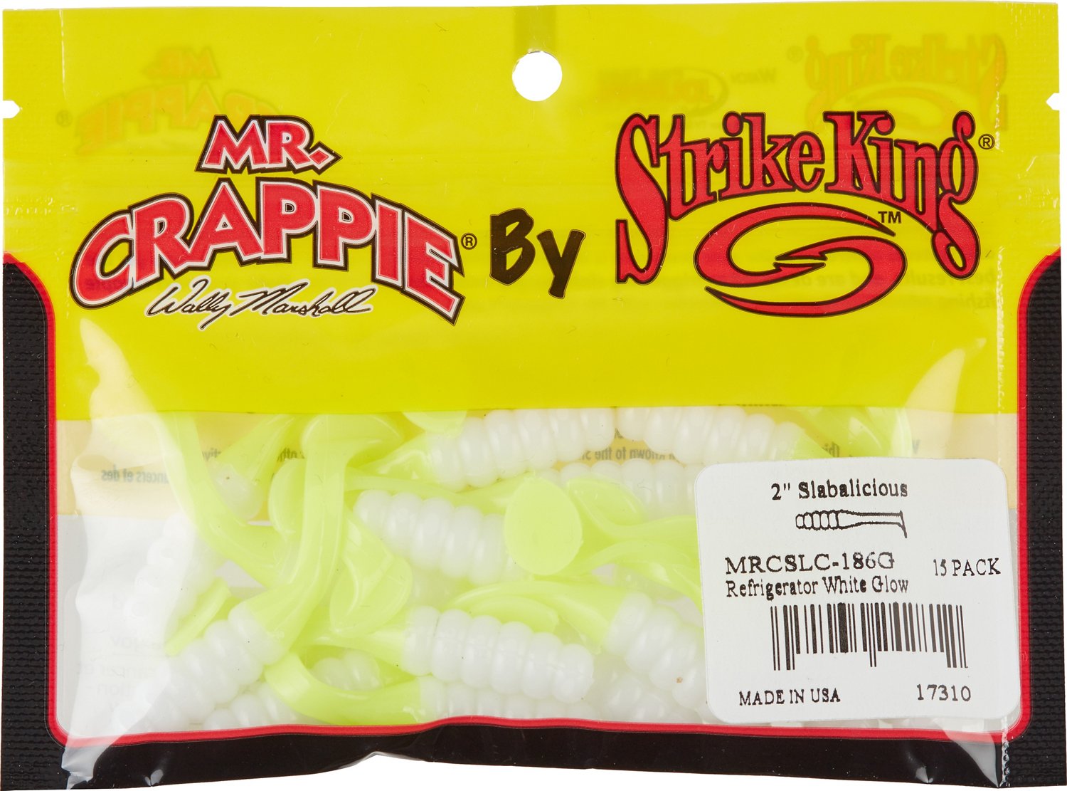Strike King Mr. Crappie Slabalicious Swim Baits 15-Pack                                                                          - view number 2