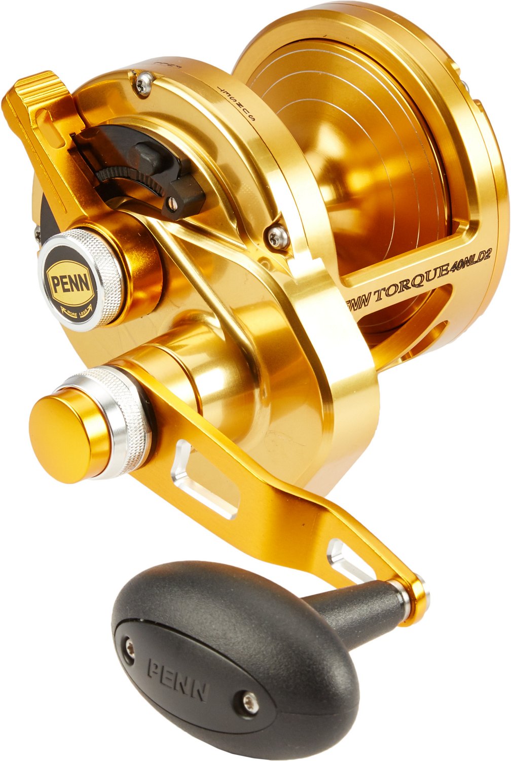 PENN Torque Two-Speed Lever Drag Gold Reel