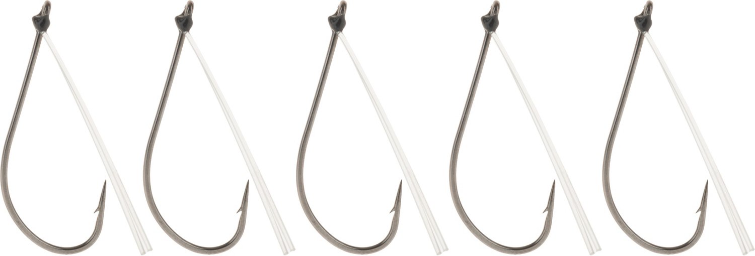 VMC Weedless Neko Hook, Size 1/0, Black Nickel - 5 Pack